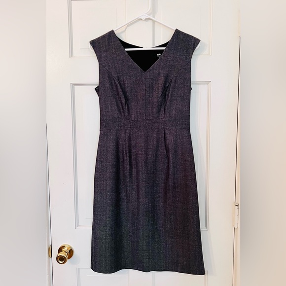 Dark gray sleeveless Massimo suit dress - Picture 4 of 5